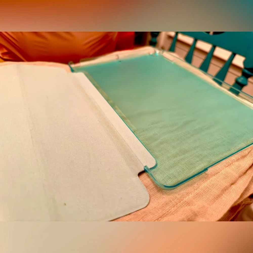 PROCASE Turquoise Blue iPad Case Hard Back Folio